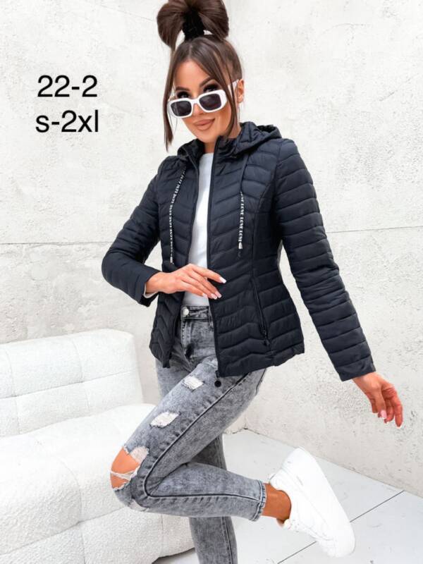 Kurtki damskie cienki Roz S-2XL, 1 Kolor Paczka 5 szt